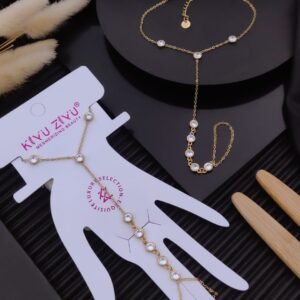 HAND-218 Anti-Tarnish Stainless Steel Hand Chain from Kiyu Ziyu by Zyra Creation