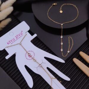 HAND-219 Anti-Tarnish Stainless Steel Hand Chain from Kiyu Ziyu by Zyra Creation