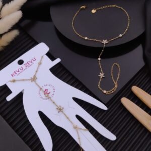 HAND-221 Anti-Tarnish Stainless Steel Hand Chain from Kiyu Ziyu by Zyra Creation