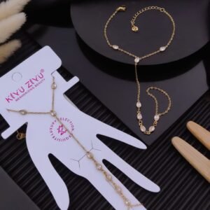 HAND-224 Anti-Tarnish Stainless Steel Hand Chain from Kiyu Ziyu by Zyra Creation