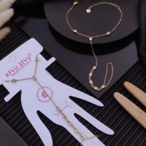HAND-228 Anti-Tarnish Stainless Steel Hand Chain from Kiyu Ziyu by Zyra Creation