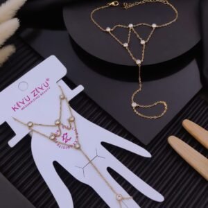 HAND-229 Anti-Tarnish Stainless Steel Hand Chain from Kiyu Ziyu by Zyra Creation
