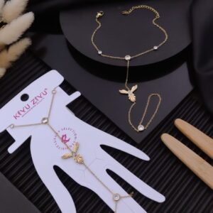 HAND-231 Anti-Tarnish Stainless Steel Hand Chain from Kiyu Ziyu by Zyra Creation