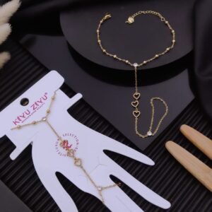 HAND-232 Anti-Tarnish Stainless Steel Hand Chain from Kiyu Ziyu by Zyra Creation