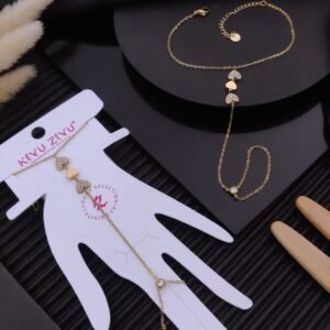 HAND-233 Anti-Tarnish Stainless Steel Hand Chain from Kiyu Ziyu by Zyra Creation