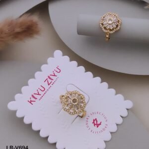 LR-V694 Anti-Tarnish Imported Rings from by Zyra Creation