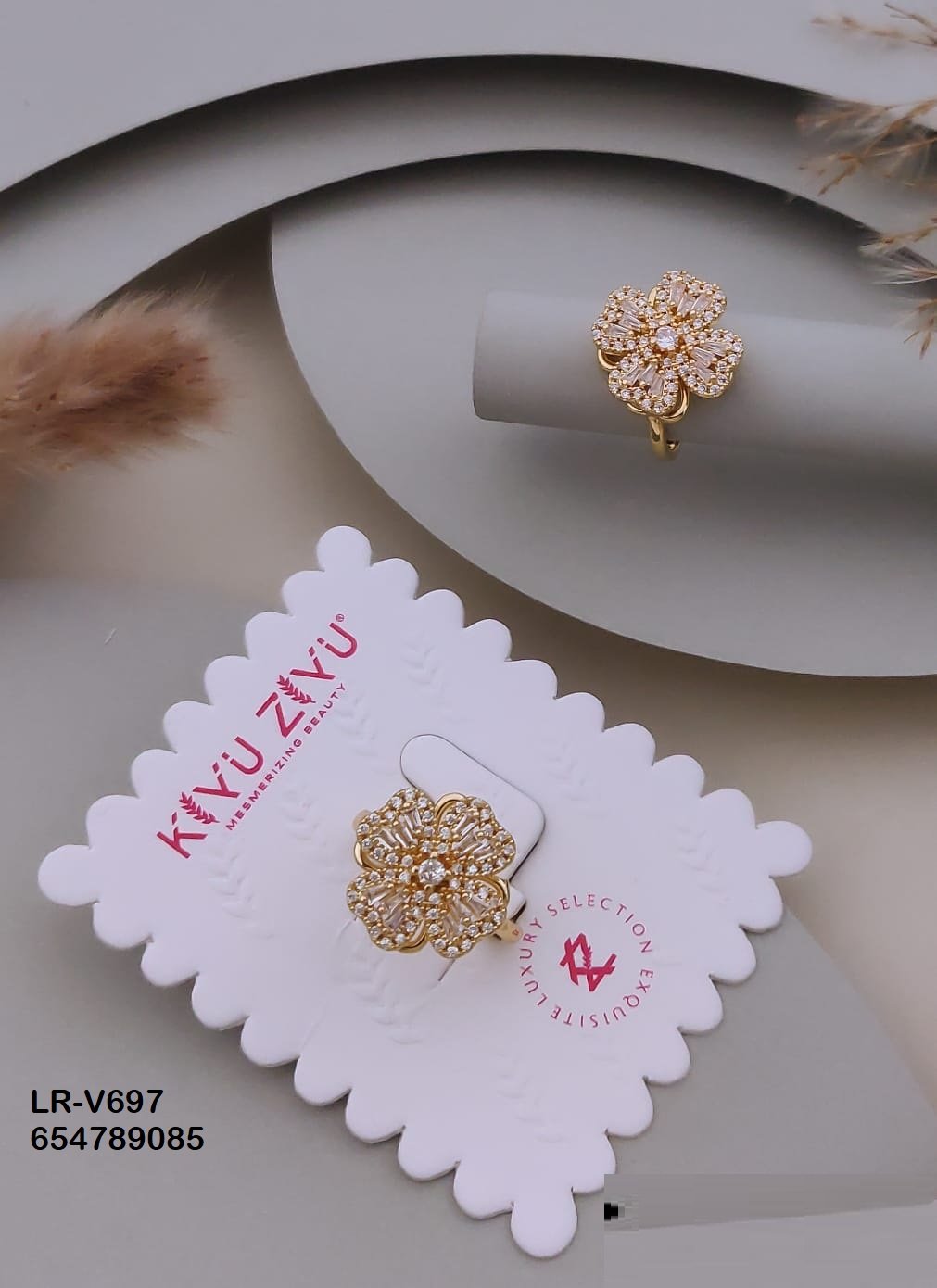 lr v697.jpeg LR-V697 Anti-Tarnish Imported Rings from by Zyra Creation