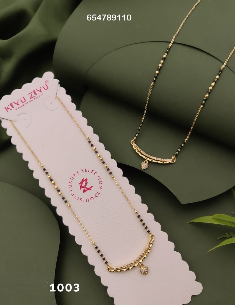 ms 1003.jpg MS-1003 Anti-Tarnish Imported Mangalsutra from Kiyu Ziyu by Zyra Creation