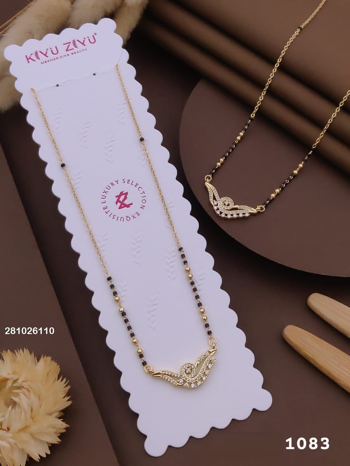 ms 1083.jpeg MS-1083 Anti-Tarnish Imported Mangalsutra from Kiyu Ziyu by Zyra Creation