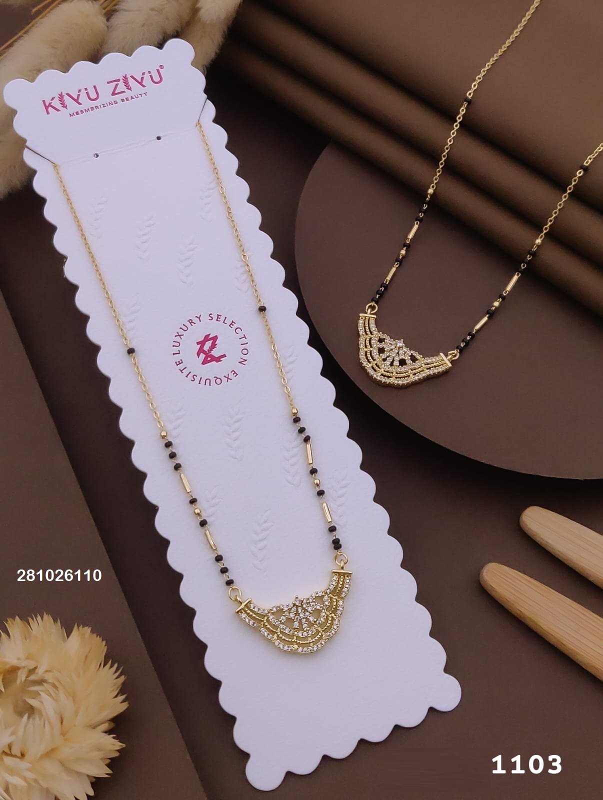 ms 1103.jpeg MS-1103 Anti-Tarnish Imported Mangalsutra from Kiyu Ziyu by Zyra Creation