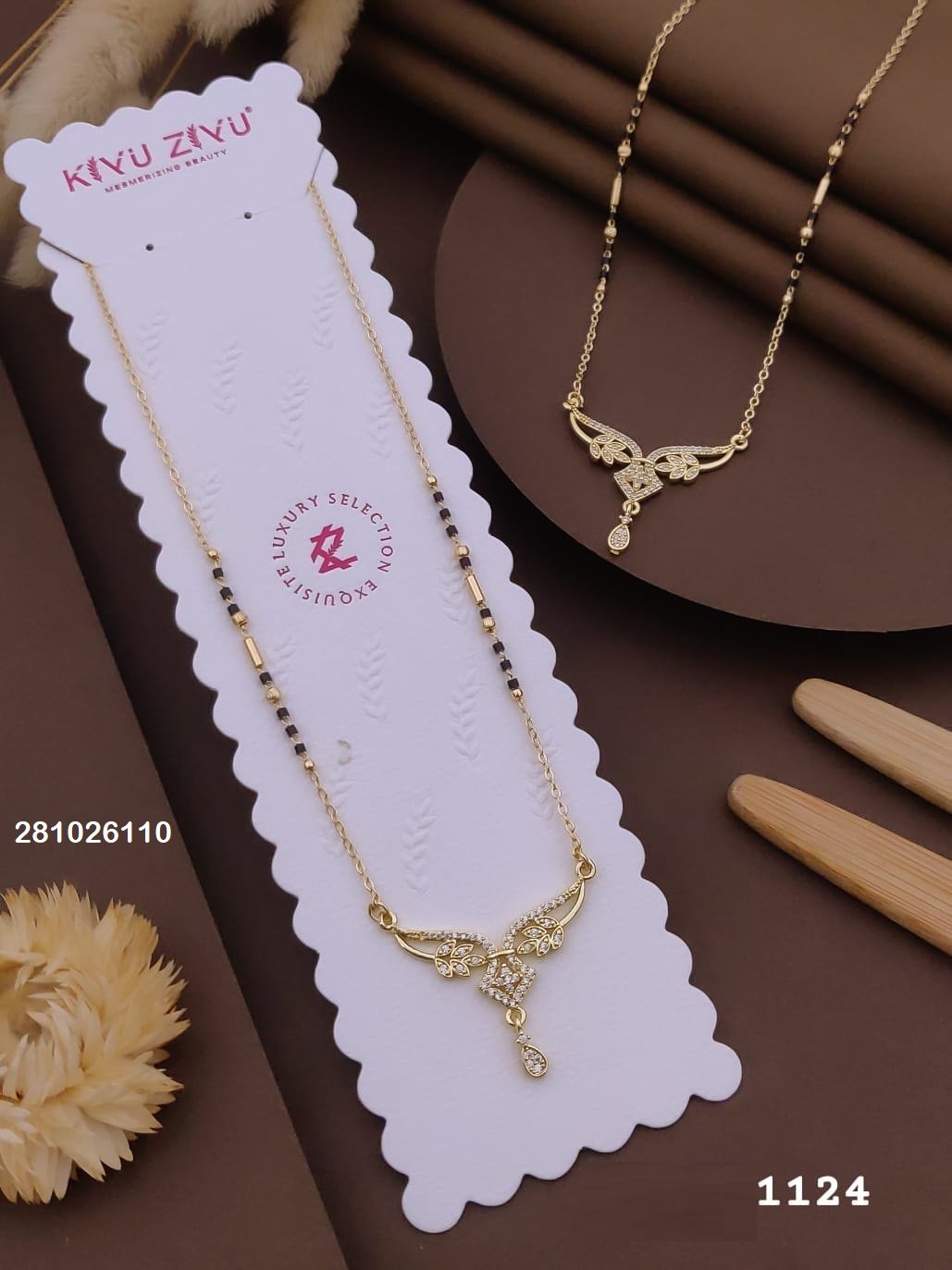 ms 1124.jpeg MS-1124 Anti-Tarnish Imported Mangalsutra from Kiyu Ziyu by Zyra Creation