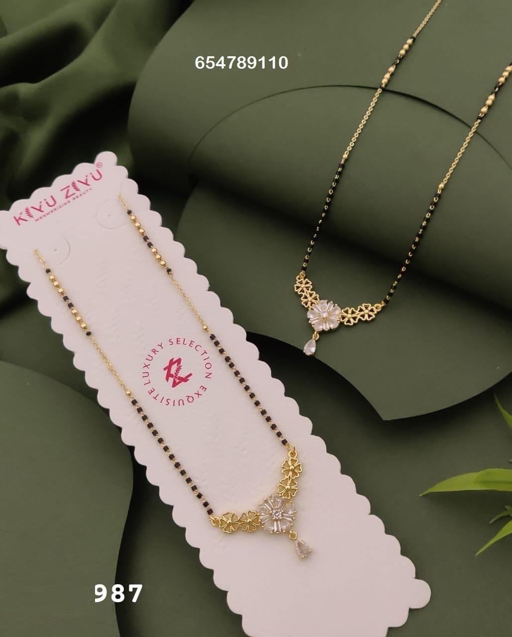 ms 987.jpg MS-987 Anti-Tarnish Imported Mangalsutra from Kiyu Ziyu by Zyra Creation
