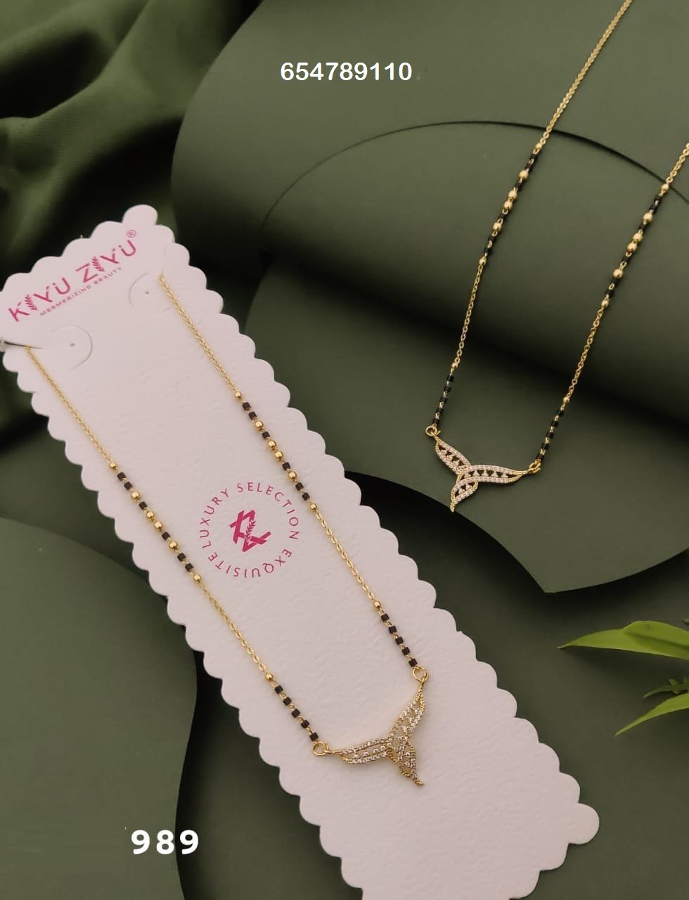 ms 989.jpg MS-989 Anti-Tarnish Imported Mangalsutra from Kiyu Ziyu by Zyra Creation