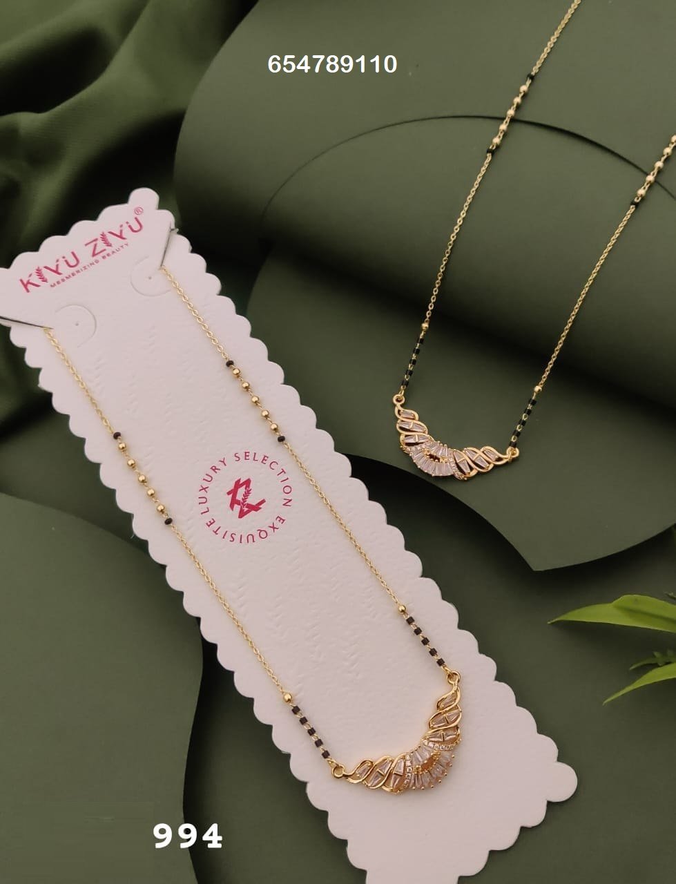 ms 994.jpg MS-994 Anti-Tarnish Imported Mangalsutra from Kiyu Ziyu by Zyra Creation
