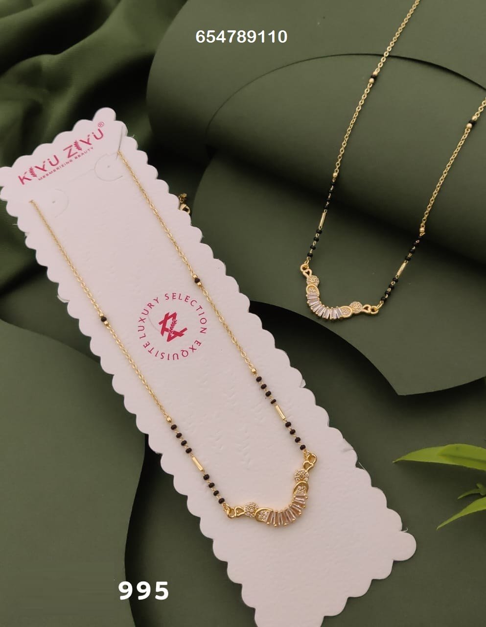 ms 995.jpg MS-995 Anti-Tarnish Imported Mangalsutra from Kiyu Ziyu by Zyra Creation