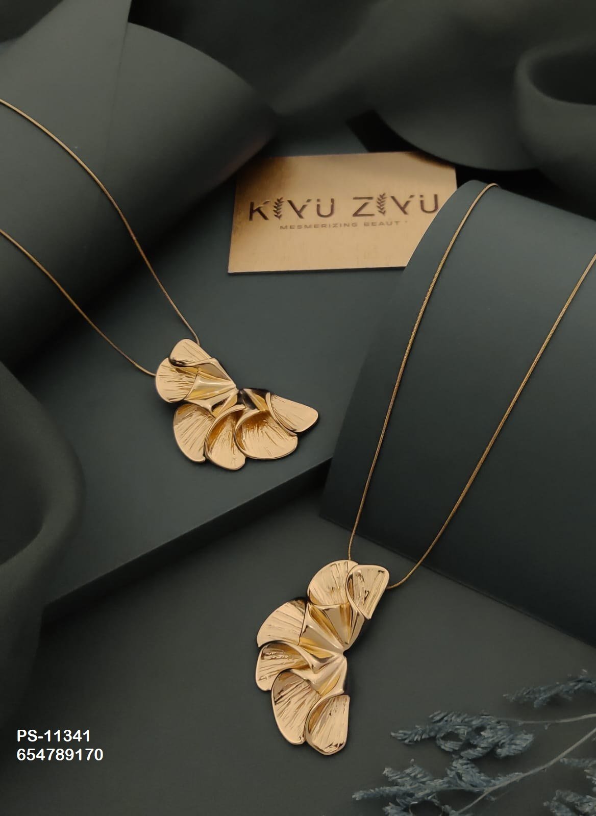 ps 11341.jpg PS-11341 Anti-Tarnish Stainless Steel Western Necklace from Kiyu Ziyu by Zyra Creation