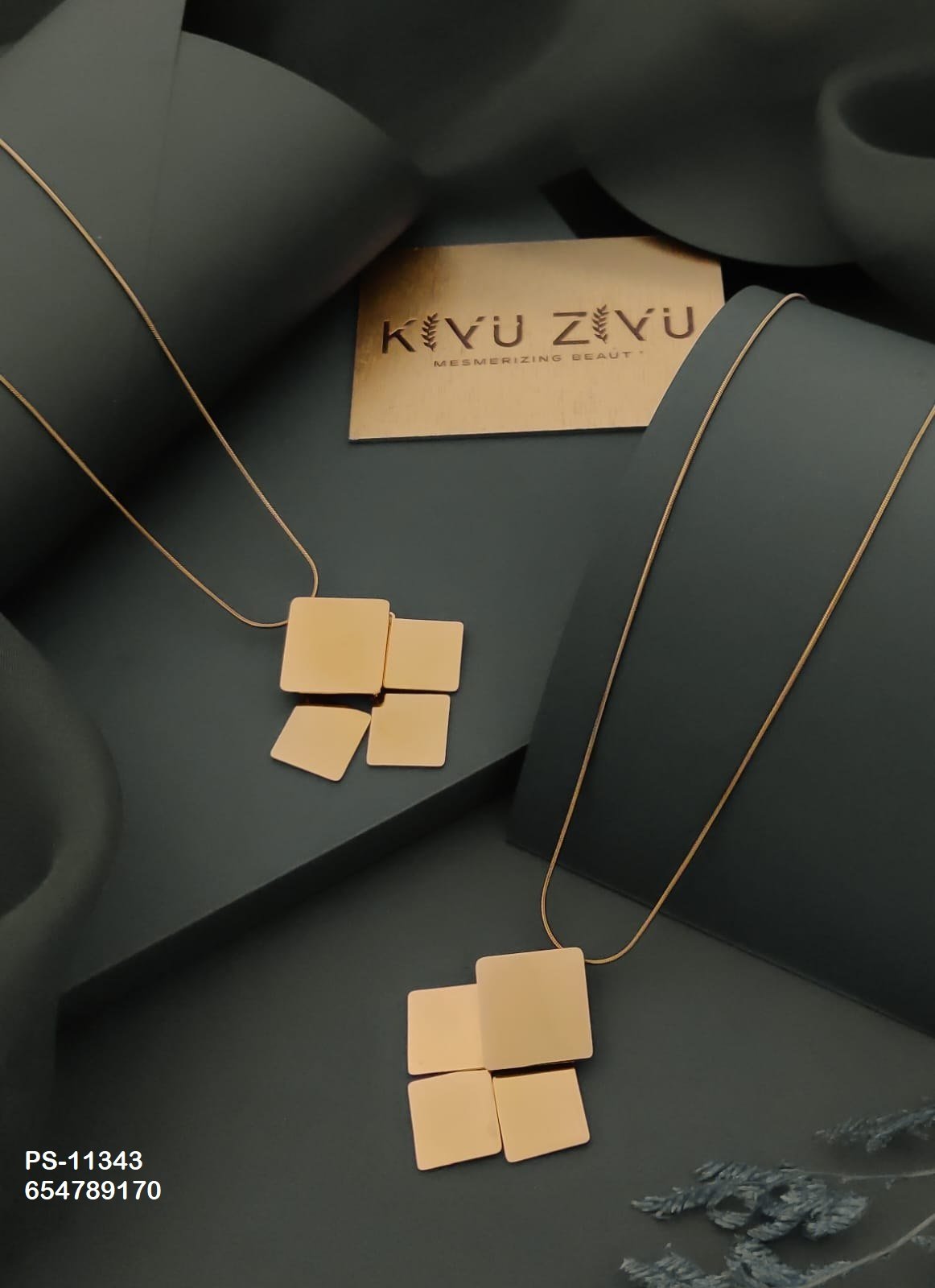 ps 11343.jpg PS-11343 Anti-Tarnish Stainless Steel Western Necklace from Kiyu Ziyu by Zyra Creation