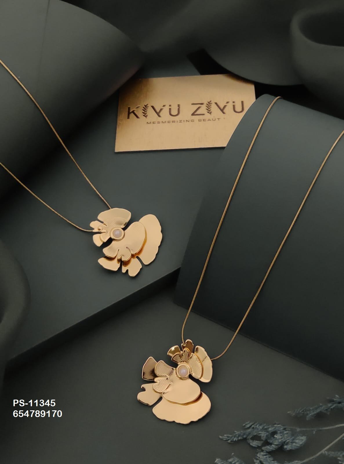 ps 11345.jpg PS-11345 Anti-Tarnish Stainless Steel Western Necklace from Kiyu Ziyu by Zyra Creation