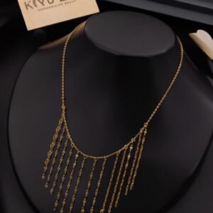 PS-11558 Anti-Tarnish Stainless Steel Layer Necklace from Kiyu Ziyu by Zyra Creation