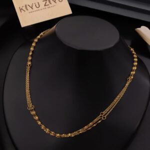 PS-11559 Anti-Tarnish Stainless Steel Layer Necklace from Kiyu Ziyu by Zyra Creation