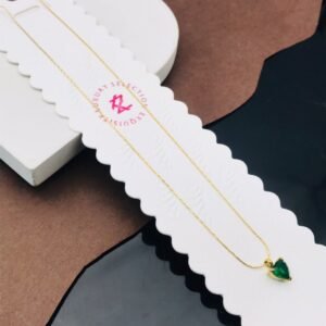 PS-11590 Anti-Tarnish Stainless Steel Necklace Under 99 from Kiyu Ziyu by Zyra Creation