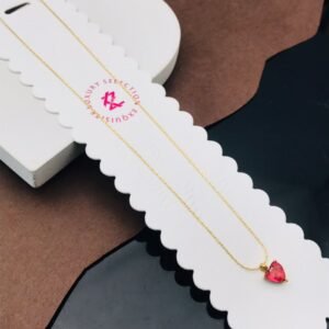PS-11596 Anti-Tarnish Stainless Steel Necklace Under 99 from Kiyu Ziyu by Zyra Creation