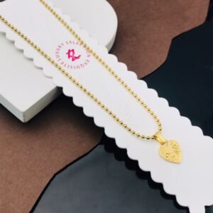 PS-11599 Anti-Tarnish Stainless Steel Necklace Under 99 from Kiyu Ziyu by Zyra Creation