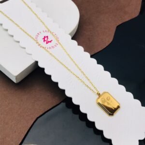 PS-11600 Anti-Tarnish Stainless Steel Necklace Under 99 from Kiyu Ziyu by Zyra Creation