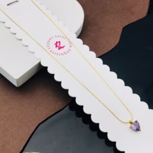 PS-11602 Anti-Tarnish Stainless Steel Necklace Under 99 from Kiyu Ziyu by Zyra Creation