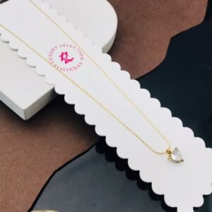 PS-11603 Anti-Tarnish Stainless Steel Necklace Under 99 from Kiyu Ziyu by Zyra Creation