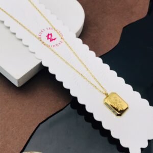 PS-11604 Anti-Tarnish Stainless Steel Necklace Under 99 from Kiyu Ziyu by Zyra Creation