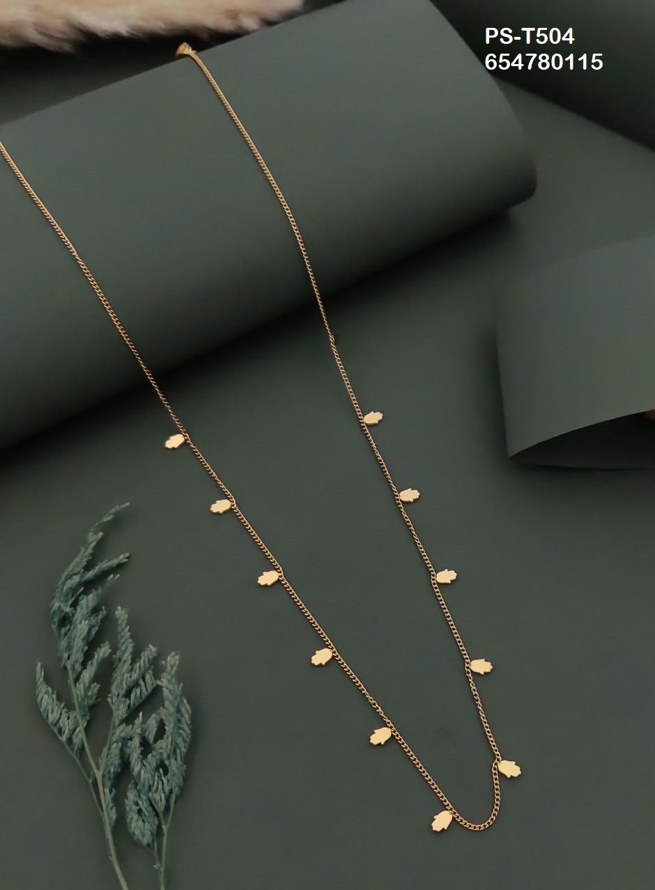 ps t504.jpeg PS-T504 Anti-Tarnish Stainless Steel Necklace from Kiyu Ziyu by Zyra Creation