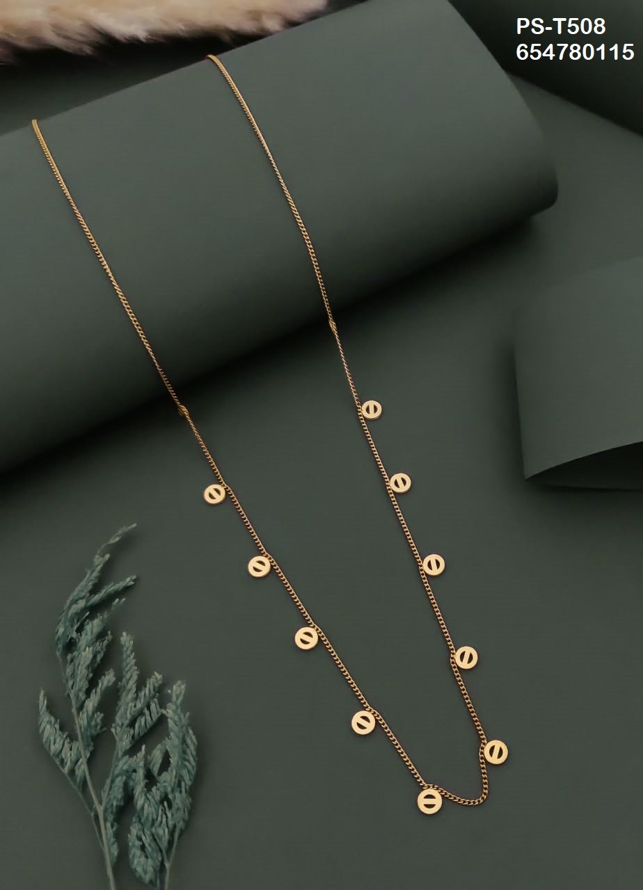 ps t508.jpeg PS-T508 Anti-Tarnish Stainless Steel Necklace from Kiyu Ziyu by Zyra Creation