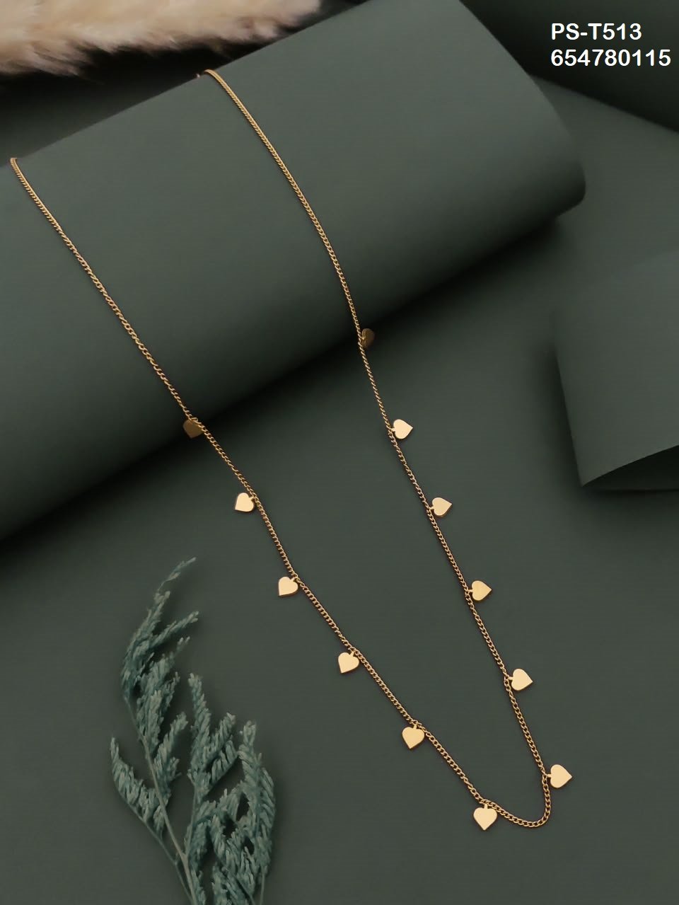 ps t513.jpeg PS-T513 Anti-Tarnish Stainless Steel Necklace from Kiyu Ziyu by Zyra Creation