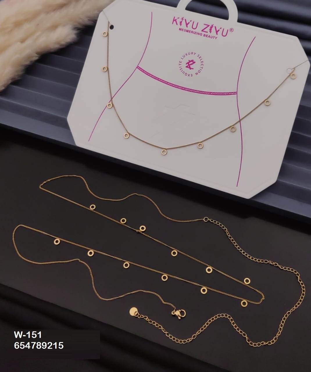 w 151.jpeg W-151 Anti-Tarnish Stainless Steel Waist Chain from Kiyu Ziyu by Zyra Creation