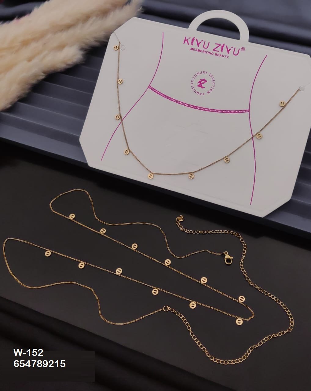 w 152.jpeg W-152 Anti-Tarnish Stainless Steel Waist Chain from Kiyu Ziyu by Zyra Creation