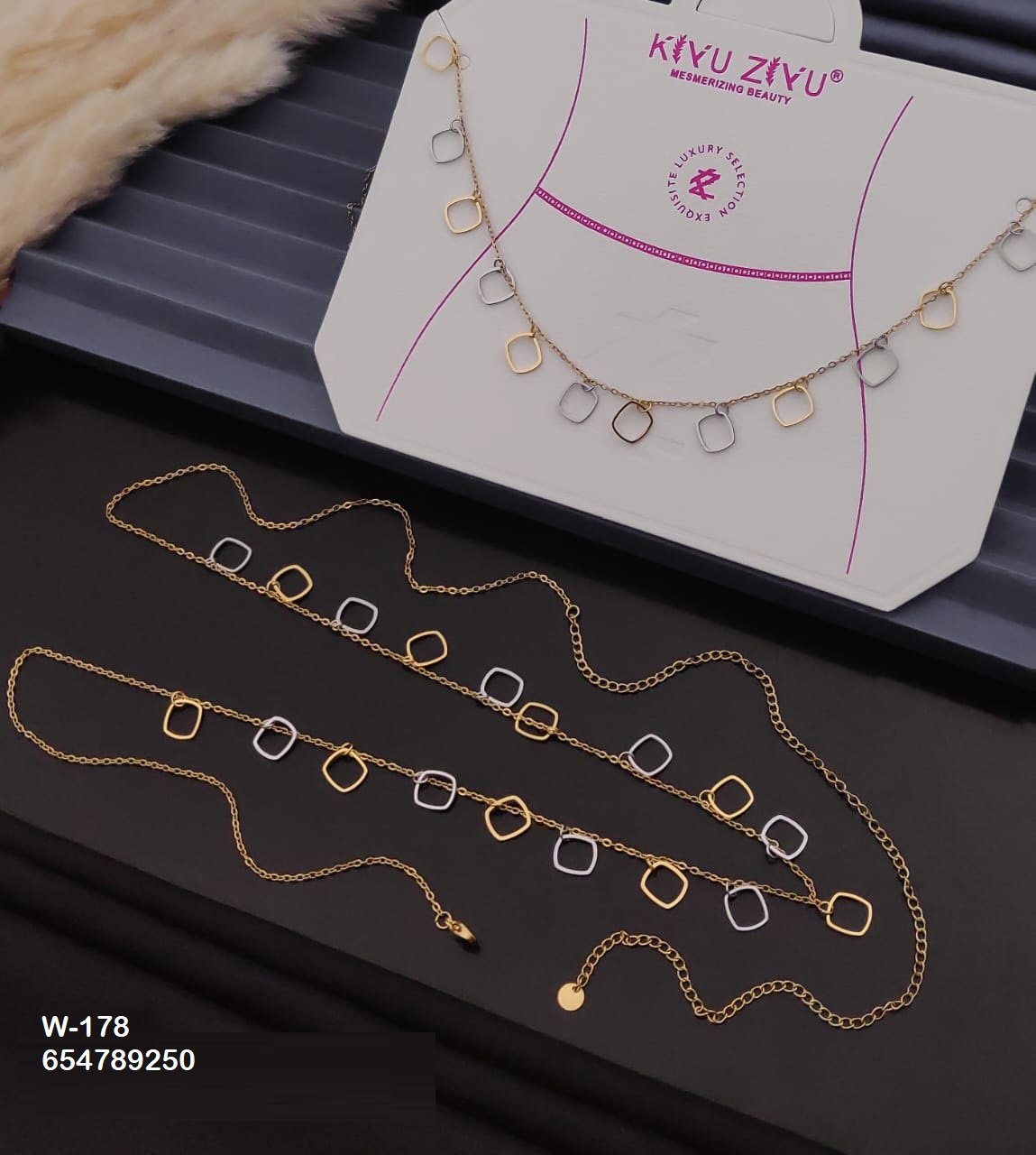 w 178.jpeg W-178 Anti-Tarnish Stainless Steel Waist Chain from Kiyu Ziyu by Zyra Creation