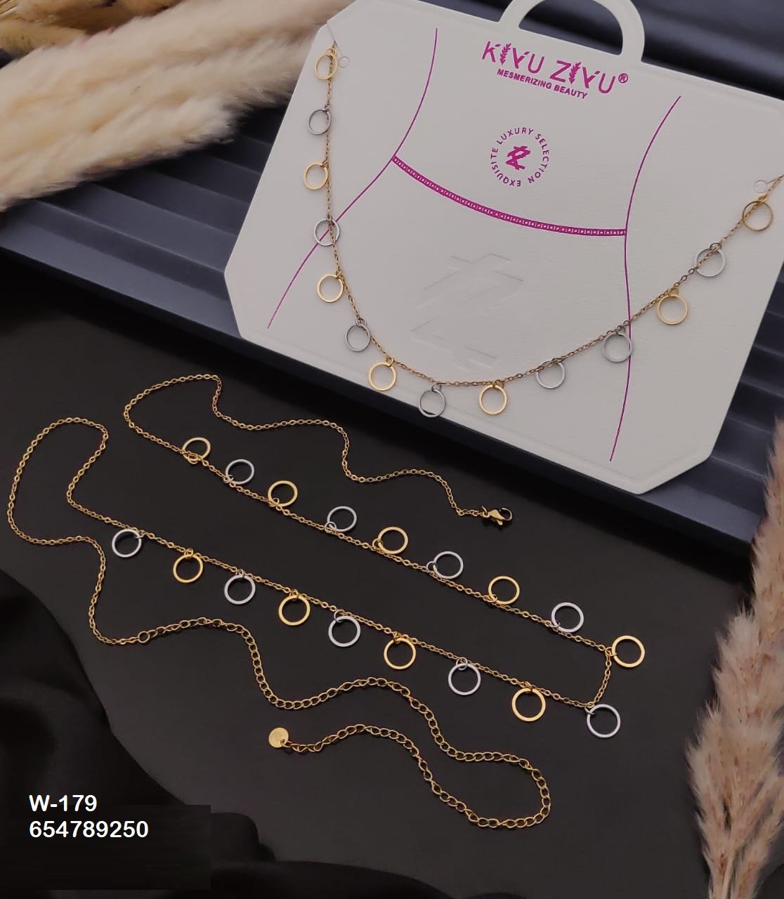w 179.jpeg W-179 Anti-Tarnish Stainless Steel Waist Chain from Kiyu Ziyu by Zyra Creation