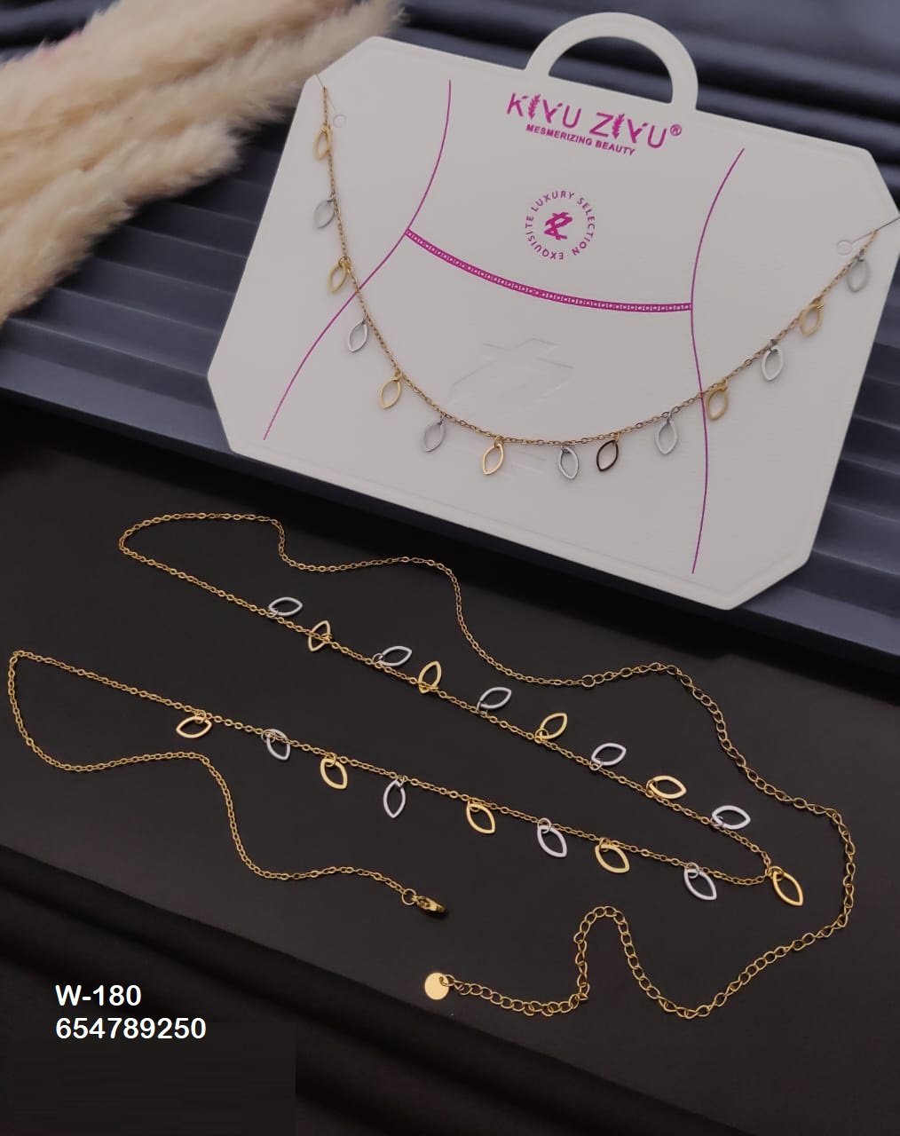 w 180.jpeg W-180 Anti-Tarnish Stainless Steel Waist Chain from Kiyu Ziyu by Zyra Creation