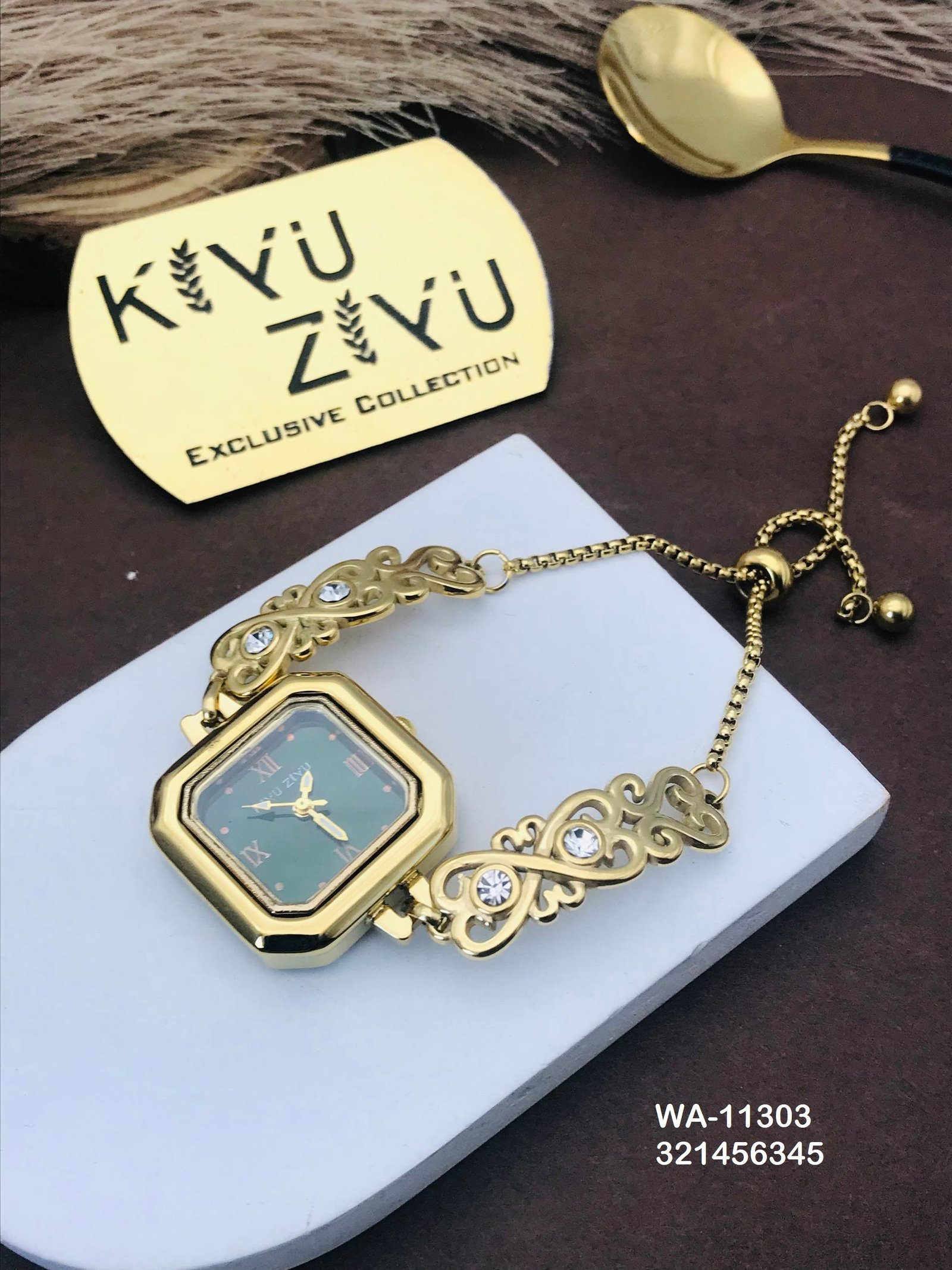 wa 11303.jpg WA-11303 Anti-Tarnish Imported Watches from Kiyu Ziyu by Zyra Creation
